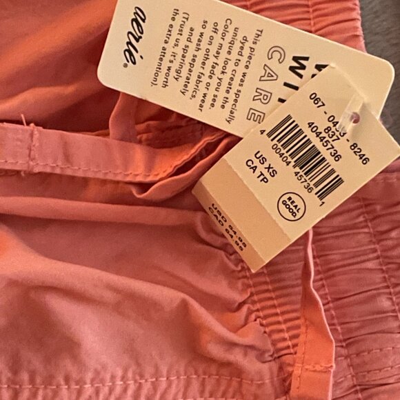 Aerie, High Waisted, Go-For-It, Baggy Cargo Pant, Color is Spicy Coral - Picture 8 of 9